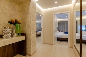 Minibar, desk, blackout curtains, soundproofing