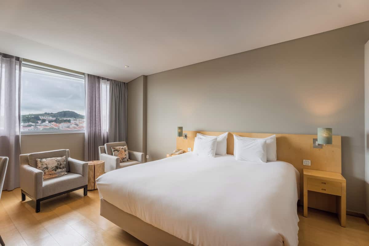 Kahden hengen standard-huone | Minibaari, tallelokero huoneessa, työpöytä, äänieristys