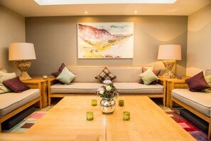 Sauna, hot tub, steam room, body treatments, prenatal massages