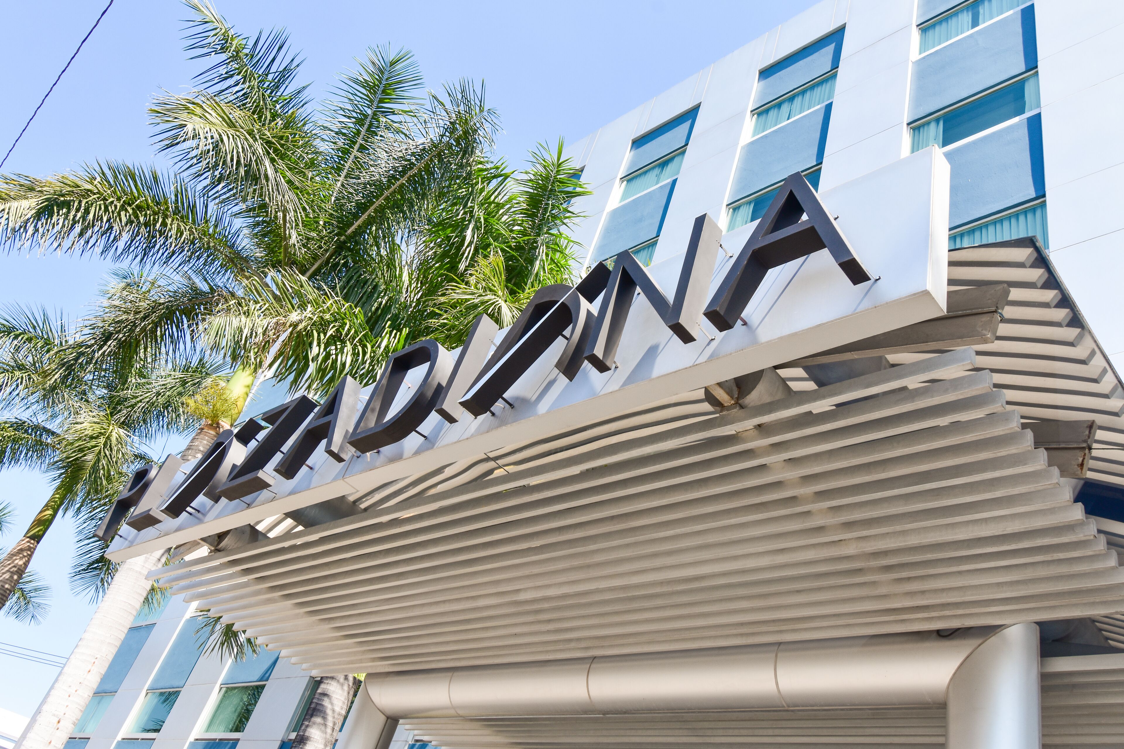 Façana frontal de l'allotjament