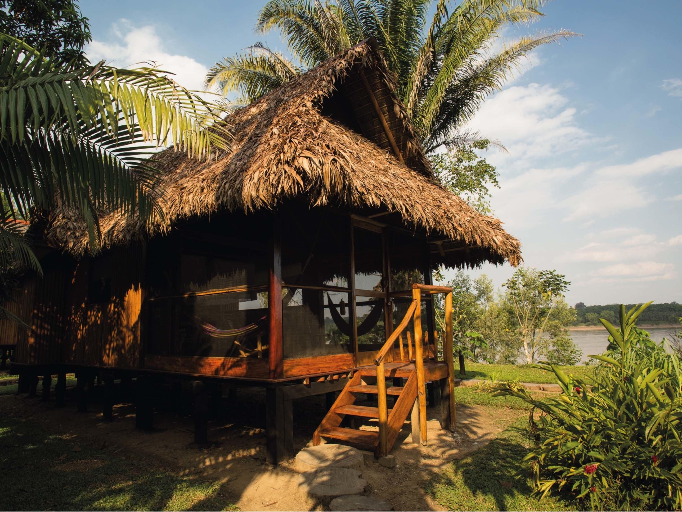 Bungalow, Flussblick | Balkon