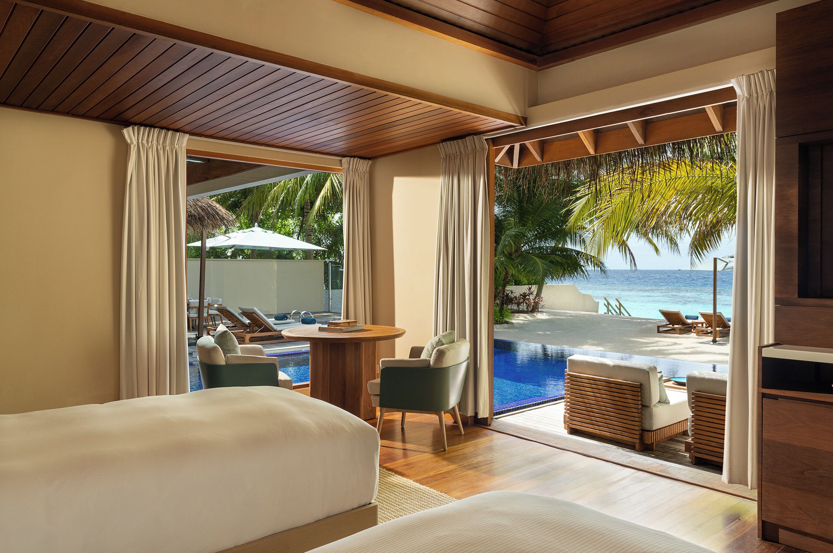 Three Bedroom Beach Pavilion with Pool | Beach/ocean view