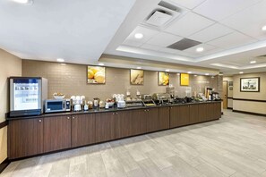 Déjeuner continental gratuit tous les jours