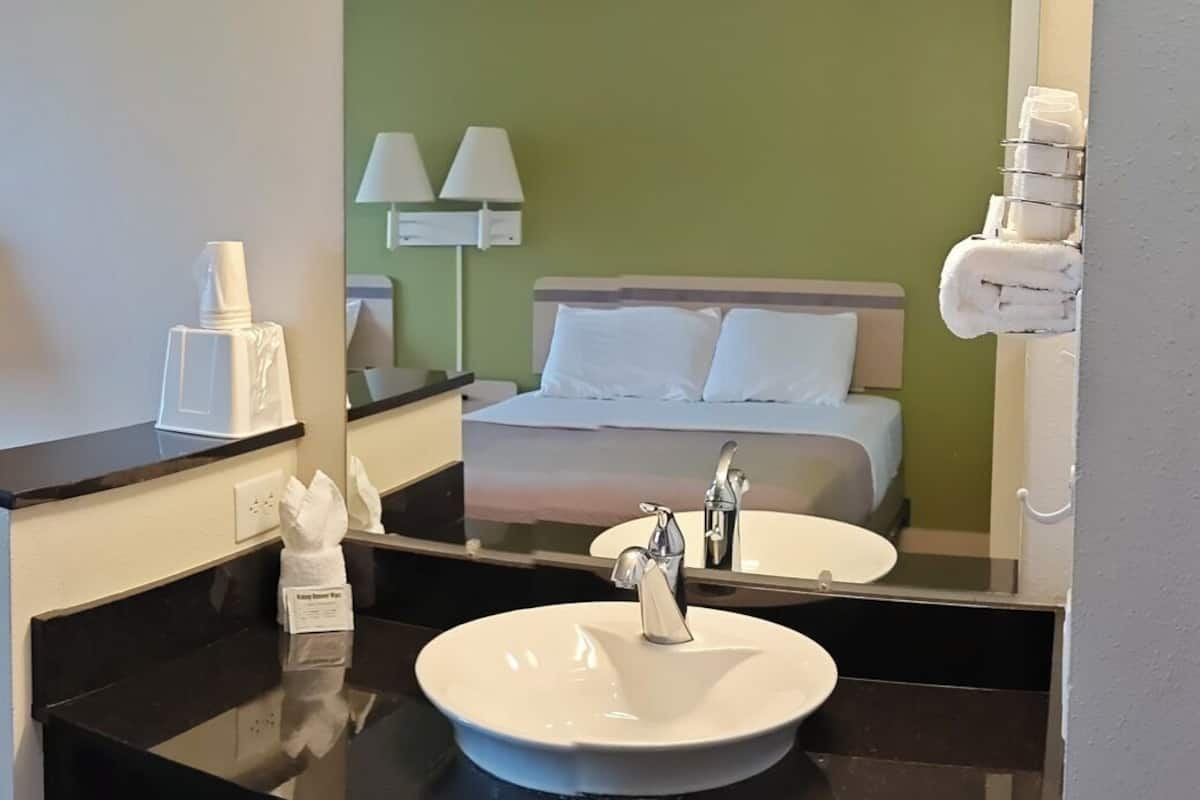 Desk, free WiFi, bed sheets, alarm clocks