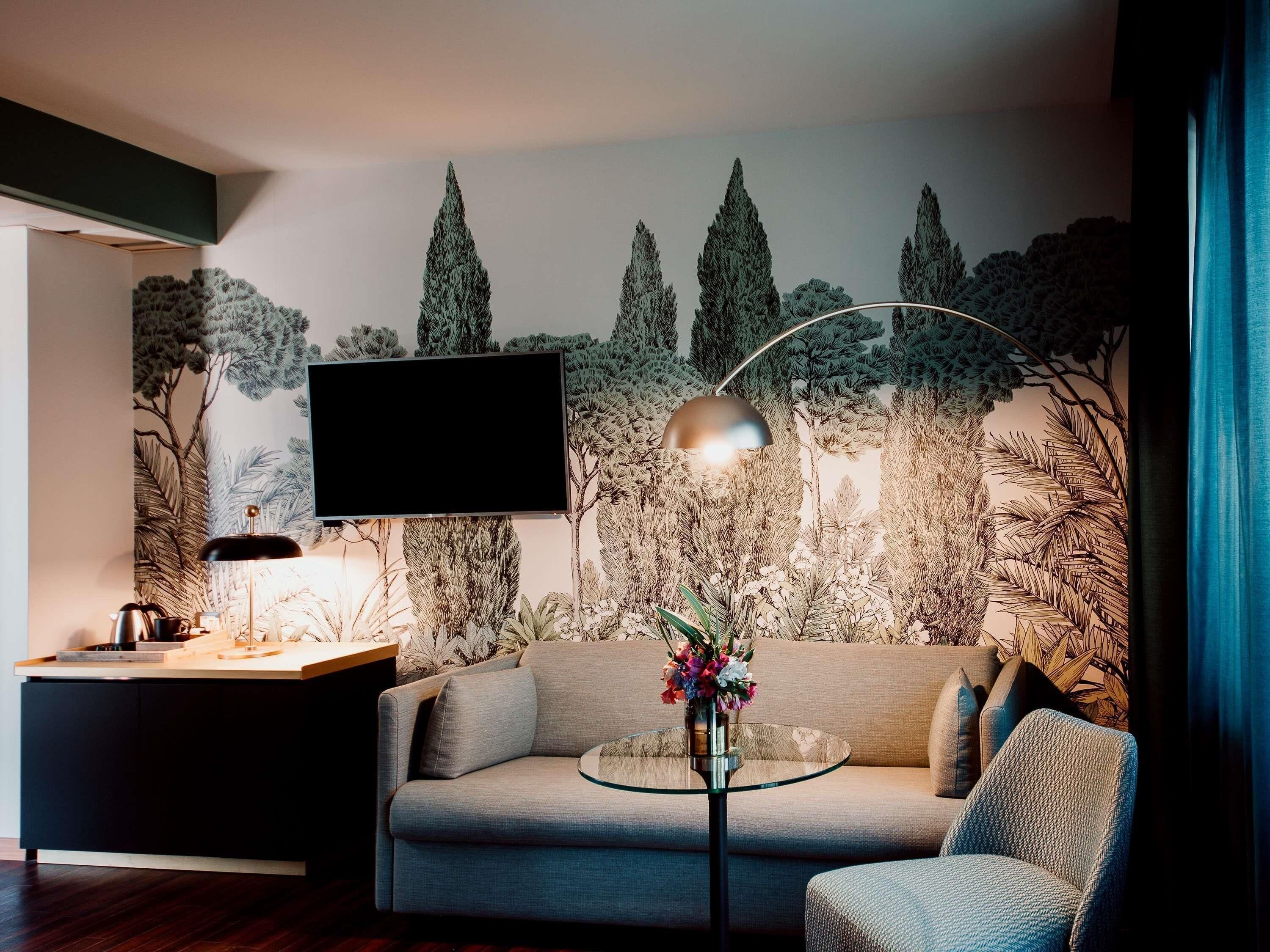 Literie de qualité supérieure, couette en duvet d'oie, minibar