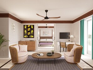 1 chambre, literie de qualité, minibar, coffre-fort