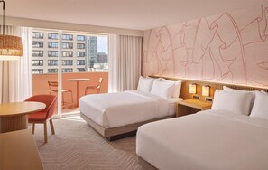 Hypo-allergenic bedding, in-room safe, individually decorated