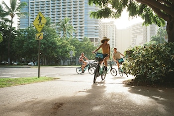 Bicycling at Romer Waikiki at the Ambassador