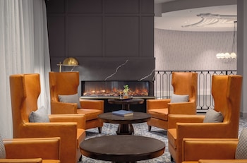 Hotel entrance and lobby at Hotel Commonwealth