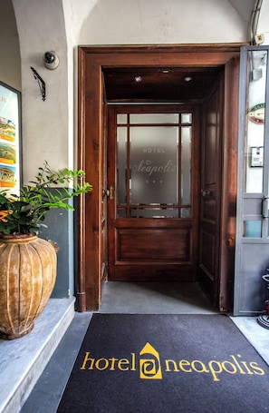 Interior entrance
