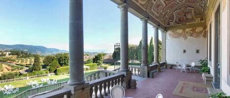 Uitzicht vanuit accommodatie