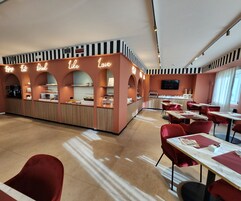 Daily buffet breakfast (EUR 12 per person)