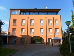 Overnatningsstedets facade