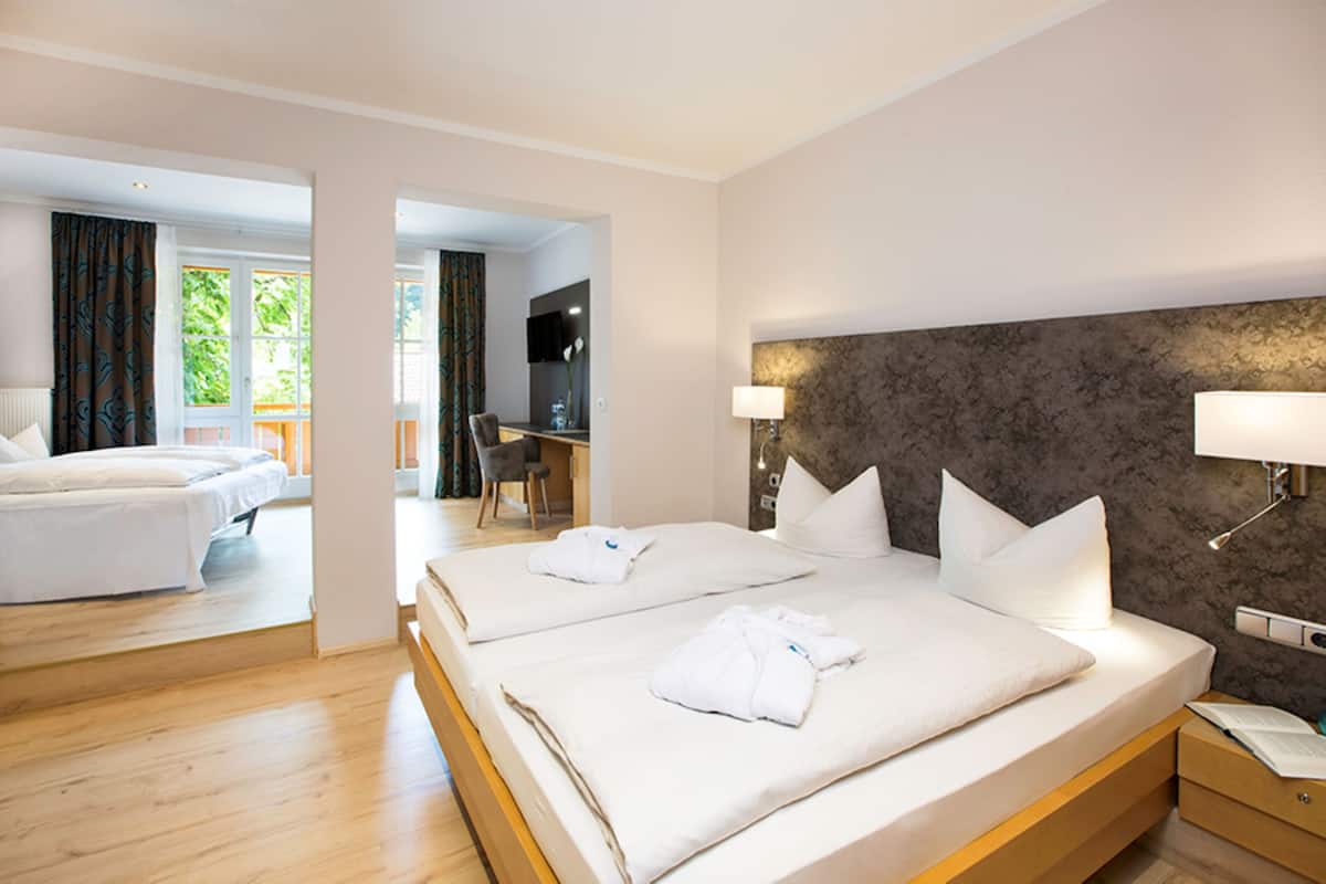 Quadrupla familiare, 1 camera da letto (2-4 People) | Biancheria da letto ipoallergenica, una cassaforte in camera