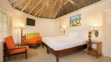 In-room safe, iron/ironing board, bed sheets