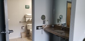 Free toiletries, hair dryer, towels