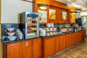 Free daily buffet breakfast