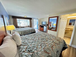 Room, 2 Queen Beds, Non Smoking | Hypo-allergenic bedding, laptop workspace, blackout drapes