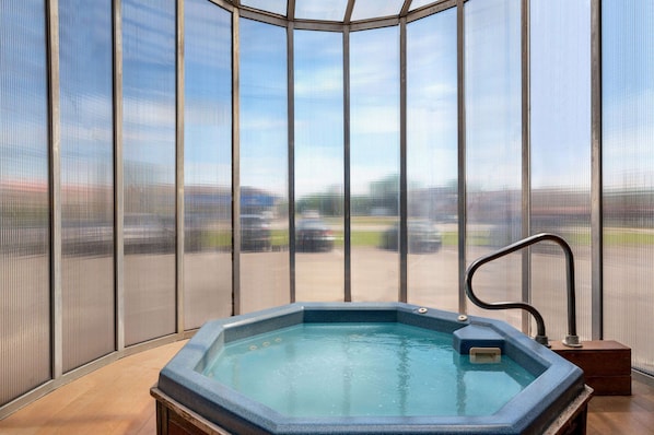 Indoor pool, seasonal outdoor pool