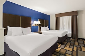 In-room safe, desk, laptop workspace, blackout curtains