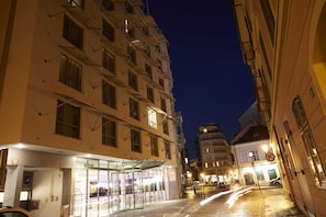 Front of property – evening/night