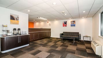 Sala de estar en el lobby