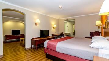Blackout drapes, free WiFi, bed sheets