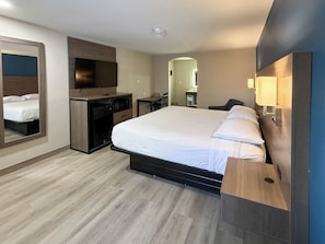 Cortinas blackout, wifi gratis y ropa de cama