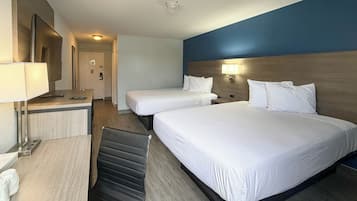 Cortinas blackout, wifi gratis y ropa de cama