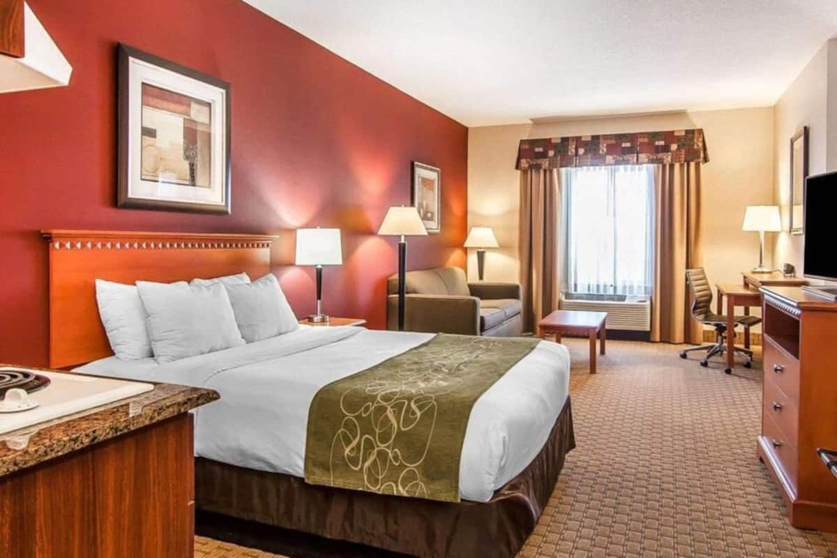 Premium bedding, individually decorated, individually furnished, desk
