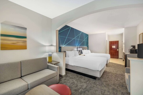 Suite, 2 queensize bedden, niet-roken | Luxe beddengoed, individueel gedecoreerd, individueel gemeubileerd