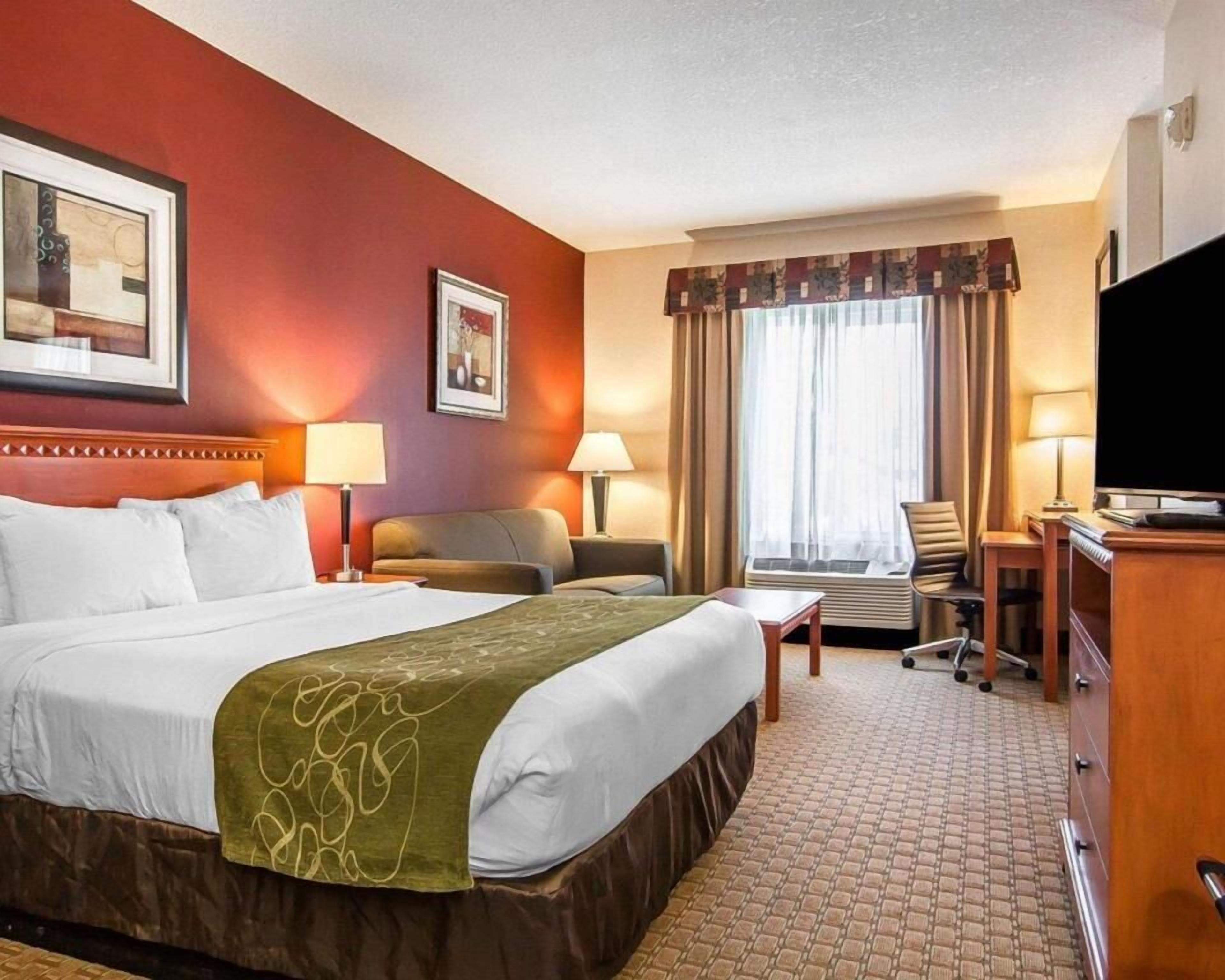 Premium bedding, individually decorated, individually furnished, desk