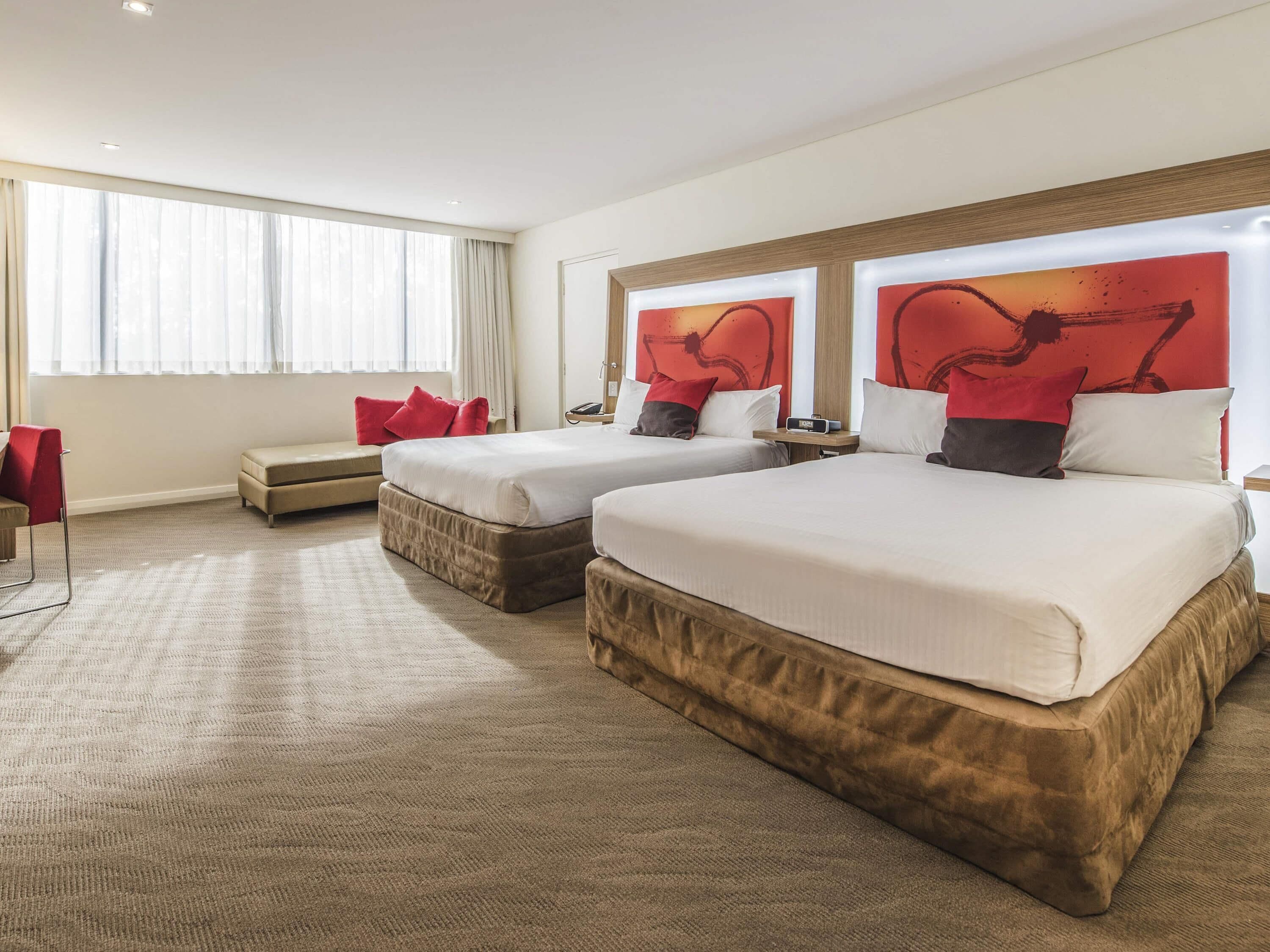 標準雙床房, 2 張單人床 | 客房內保險箱、書桌、遮光布/窗簾、熨斗/熨衣板