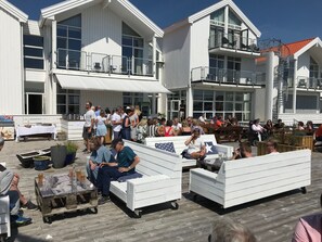 Eenpersoonskamer | Uitzicht op strand/zee