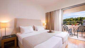 In-room safe, desk, blackout curtains, soundproofing