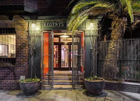 Property entrance. Regents Court Sydney