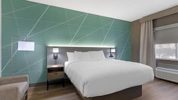 Schreibtisch, laptopgeeigneter Arbeitsplatz, Verdunkelungsvorhänge