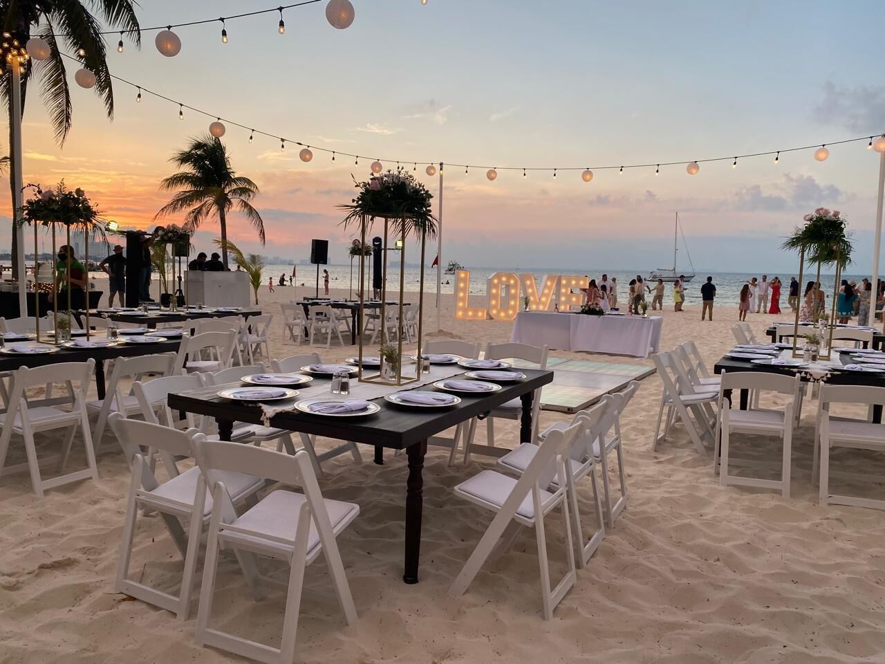 Área de bodas al aire libre
