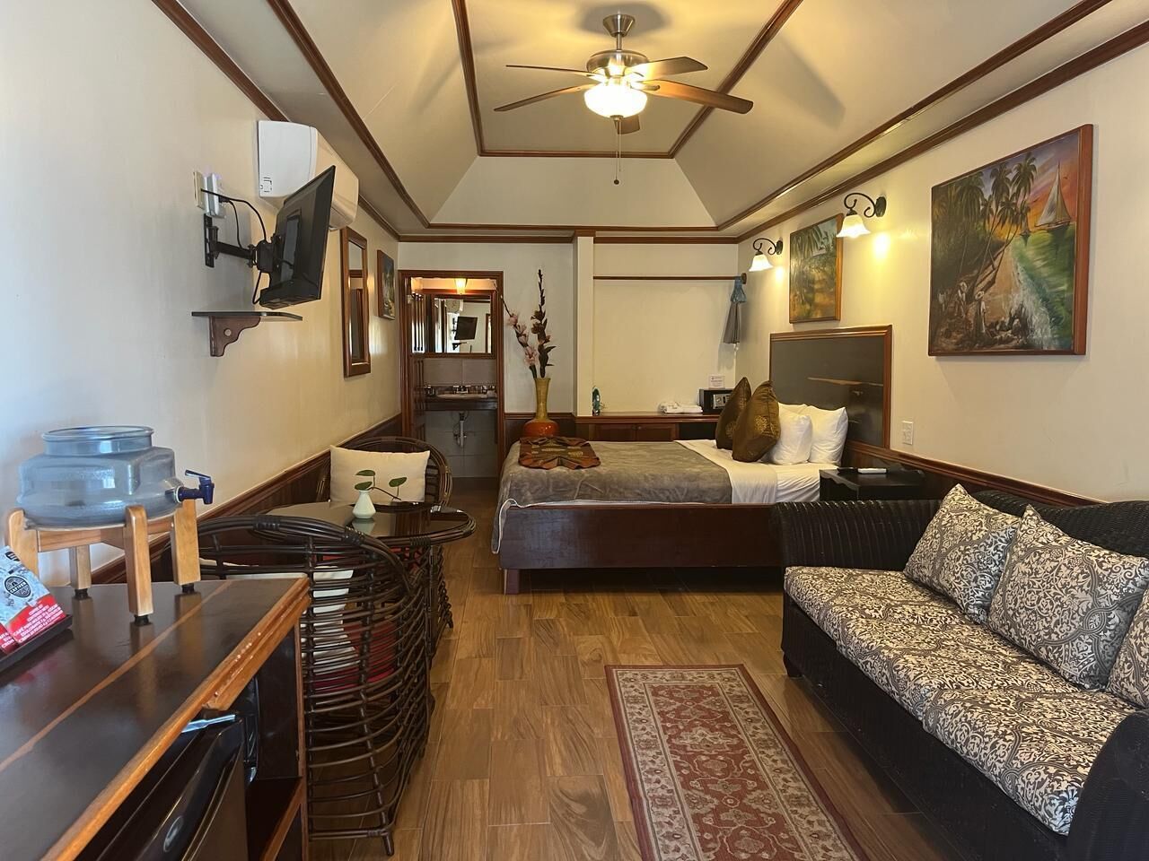 Cabaña Deluxe | Caja de seguridad en la habitación, wifi gratis y ropa de cama 