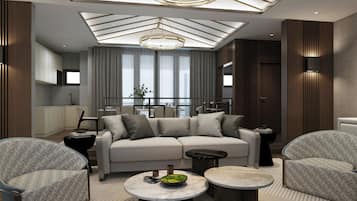 Executive-Villa, 3 Schlafzimmer, Nichtraucher | 1 Schlafzimmer, Minibar, Zimmersafe, Schreibtisch