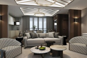 Executive Villa, 3 Bedrooms | Minibar, in-room safe, desk, laptop workspace