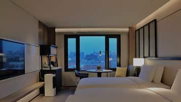 Empark City View Twin Room | 1 bedroom, minibar, in-room safe, desk