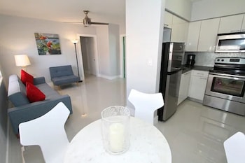 Apartment, 1 Bedroom | Individually decorated, individually furnished, desk, iron/ironing board at Blue Strawberry by the Sea