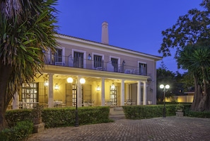 Front of property – evening/night
