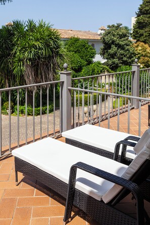 Junior-Suite, Gartenblick | Terrasse/Patio