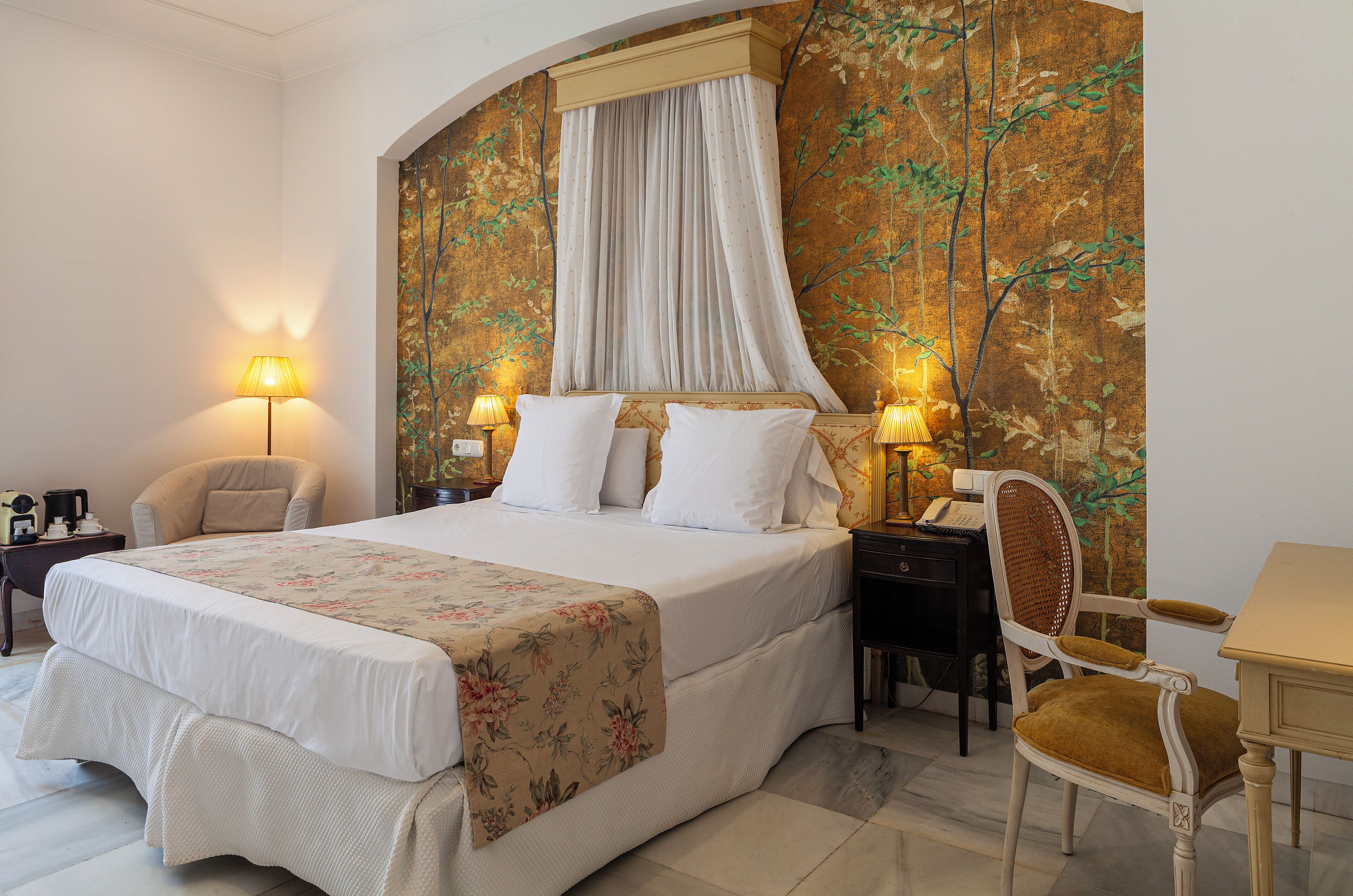 Premium bedding, memory foam beds, free minibar, in-room safe