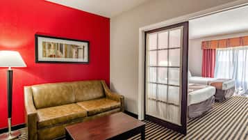 Desk, blackout curtains, iron/ironing board, free WiFi