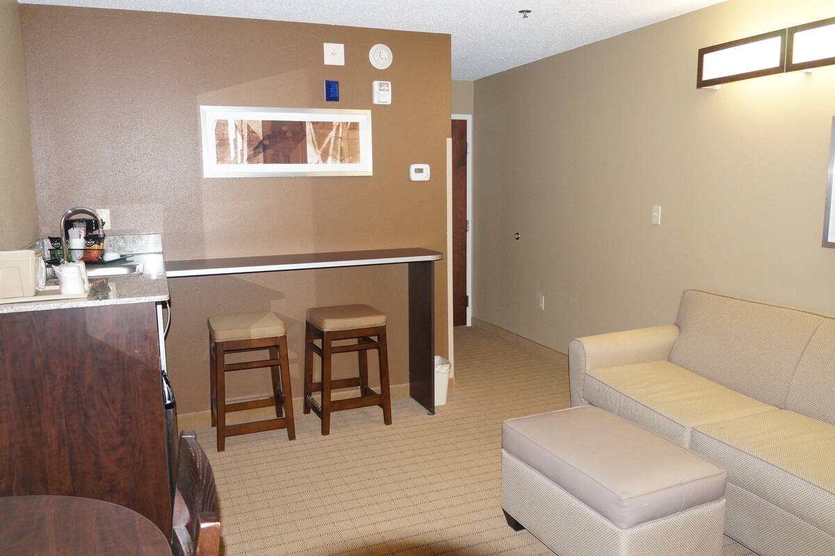 studio suite, 1 queen bed, accessible, non smoking | in-room safe, iron/ironing board, free cots/infant beds, free wifi