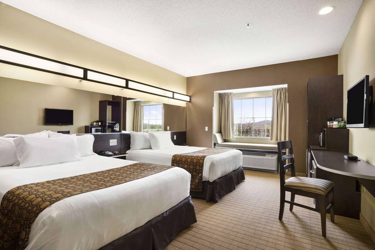 In-room safe, iron/ironing board, cribs (free), WiFi (free)