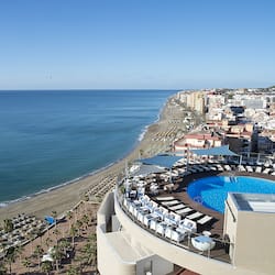 Outdoor pool, open noon to 6:00 PM, sun loungers